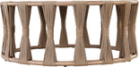 San Pietro - Aluminum Outdoor Patio Coffee Table - Natural Meridian Furniture