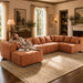 8 Seater U-Shaped Couch With Ottoman Home Essentials