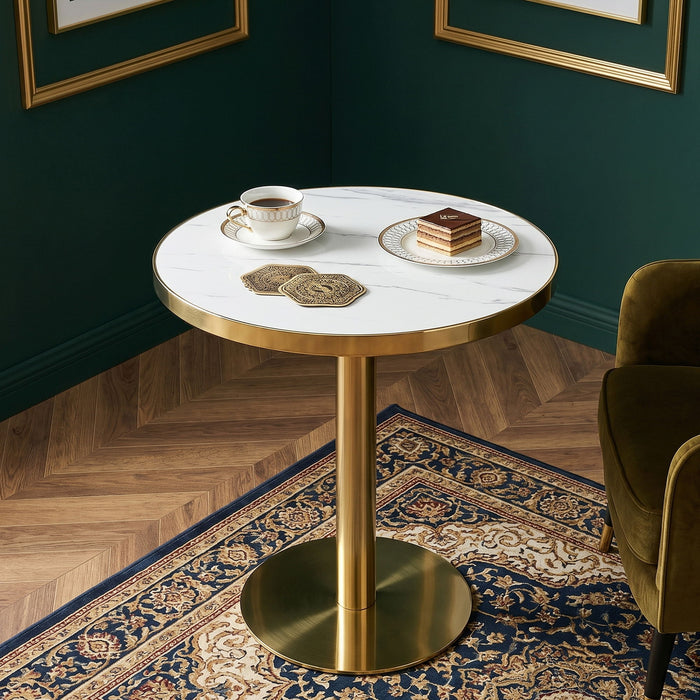 Modern Round Bistro Table Home Essentials