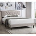 Bed With Nailhead Trim Accents, Upholstered Platform Frame Home Essentials