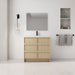 Freestanding Bathroom Vanity With Sink & 2 Soft Close Cabinet Doors Home Essentials