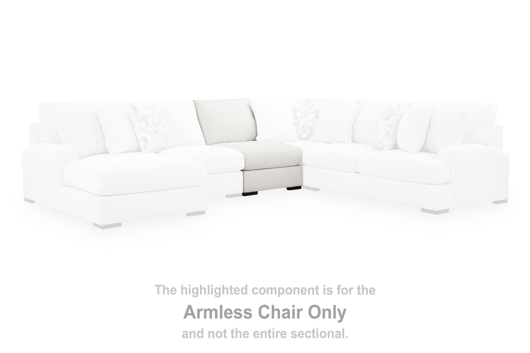 Misty-Lakes - Armless Chair - Chalk Signature Design by Ashley®