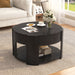 Round Lift Top Coffee Table With Hidden Storage Hearth and Haven