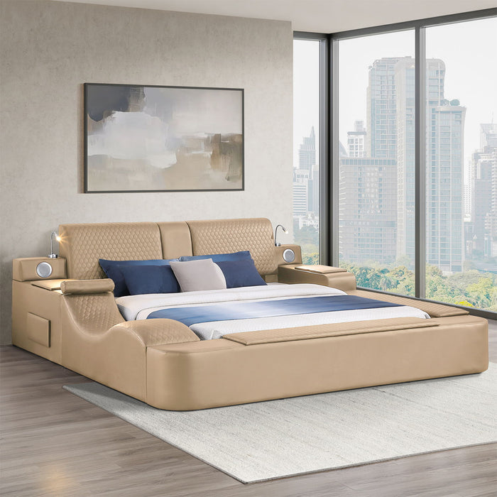 Zoya - Smart Multifunctional Bed, Built In Bluetooth Speakers, USB Charging Matrix Furniture Group