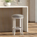 Backless Swivel Stool With Upholstered Seat Home Essentials