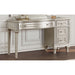 Colwood - 4 Drawer Vanity Desk With And Built In Charging - Silver Gray Furniture Max