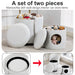 Barrel Chair With Built In Storage, 360° Swivel - Beige Home Essentials