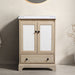 Bathroom Vanity With Basin, 1 Drawer Free Standing Storage - Brown Home Essentials