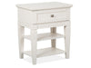 Willowbrook - Open Nightstand - Egg Shell White With Slight Rub Through Magnussen Furniture