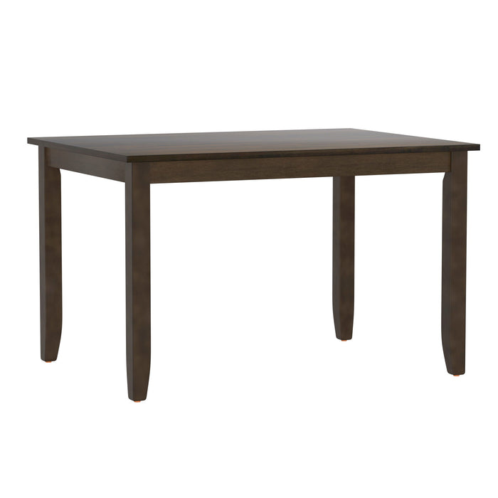 Velvety - 5 Piece Dining Table Set - Brown