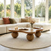 Cloud Shaped Coffee Table With 3 Ball Legs For Living Room Home Essentials