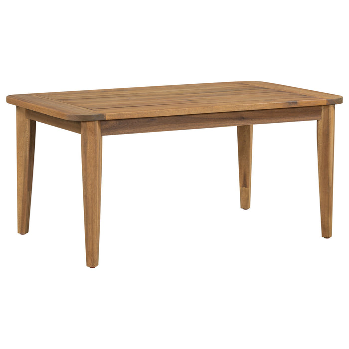 Westin - Outdoor Acacia Wood Coffee Table - Teak / Beige