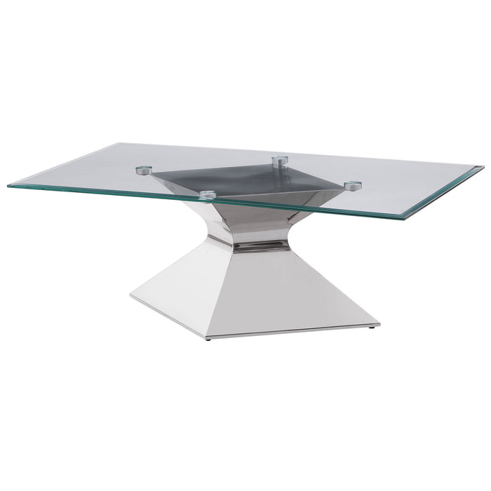 Exeter - Table With Glass Top Furniture Max