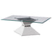Exeter - Table With Glass Top Furniture Max