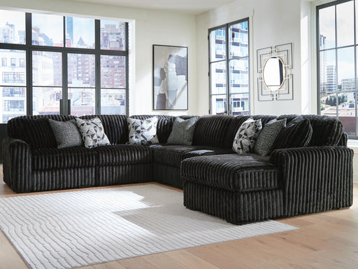 Midnight-Madness - 6 Piece Sectional Signature Design by Ashley®