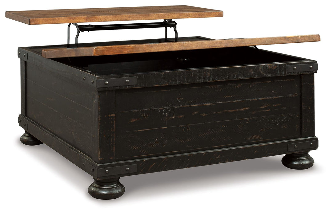 Valebeck - Lift Top Cocktail Table - Black / Brown Signature Design by Ashley®