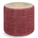 Larissa - Handcrafted Round Braided Pouf Simpli-Home