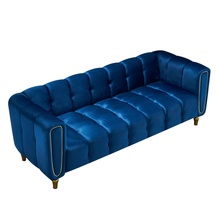 Modern Velvet Sofa For Living Room