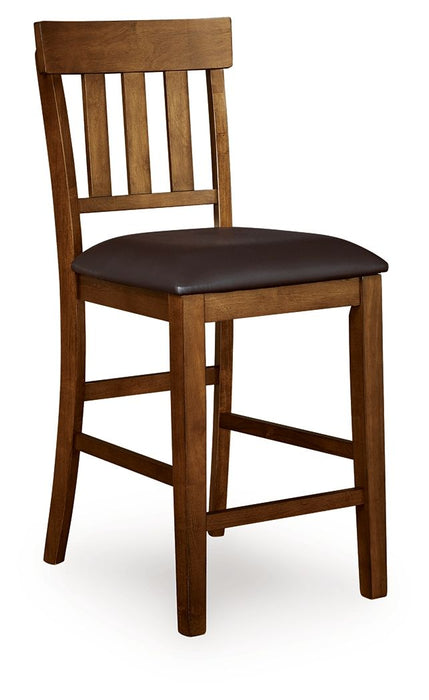 Ralene - Upholstered Barstool (Set of 2) - Medium Brown Signature Design by Ashley®
