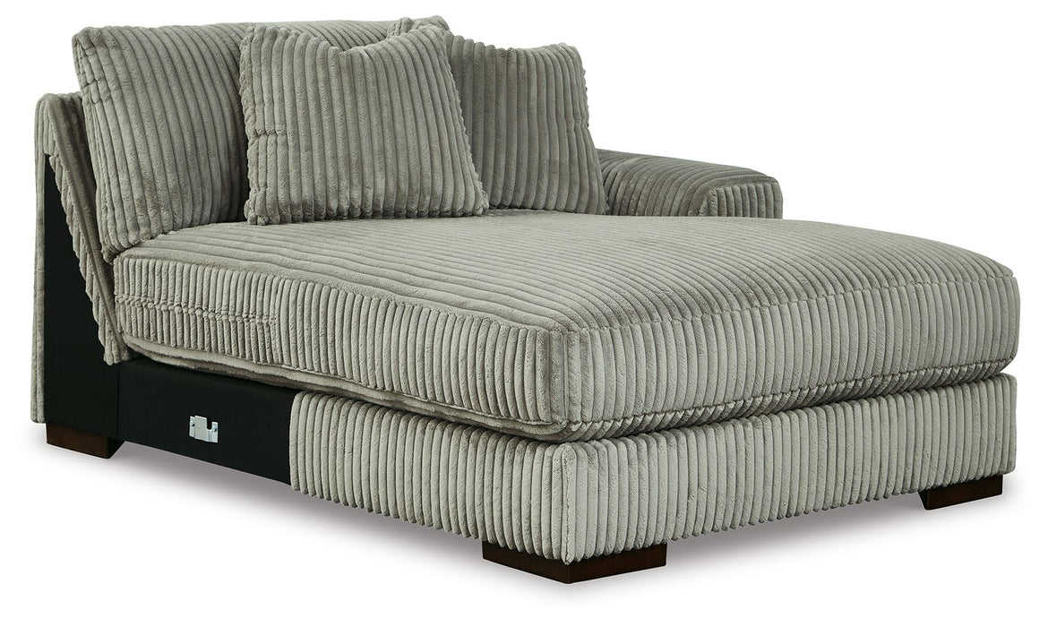 Lindyn - RAF Corner Chaise - Fog Signature Design by Ashley®