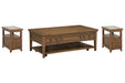 Bay Creek - Rectangular Cocktail Table Set Magnussen Furniture