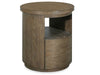Bosley - Round End Table - Porpoise Magnussen Furniture