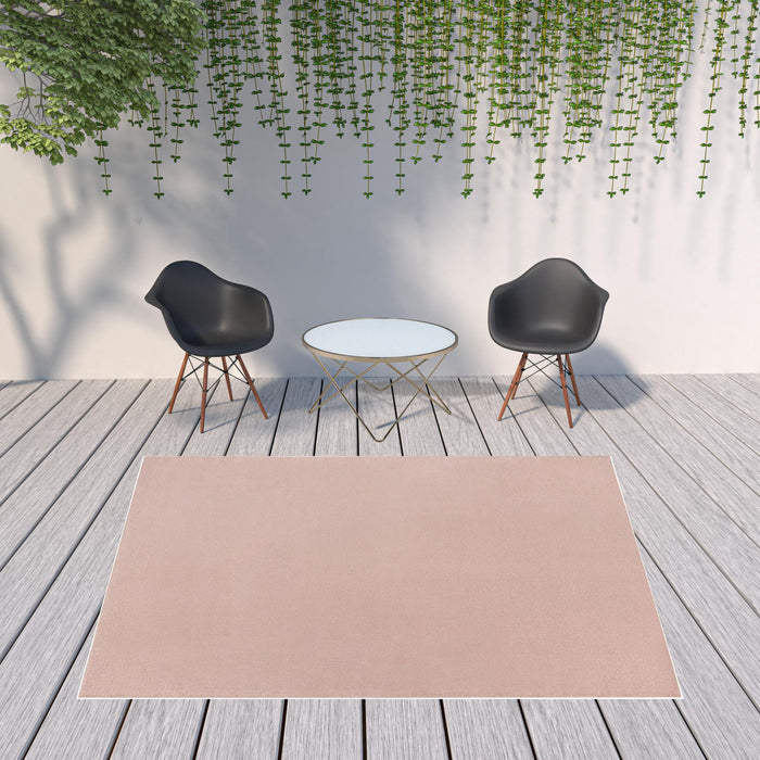 8' X 10' Non Skid Indoor / Outdoor Area Rug - Pink