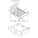 Queen Storage Bed With Underbed Drawers - Brown Furniture Max