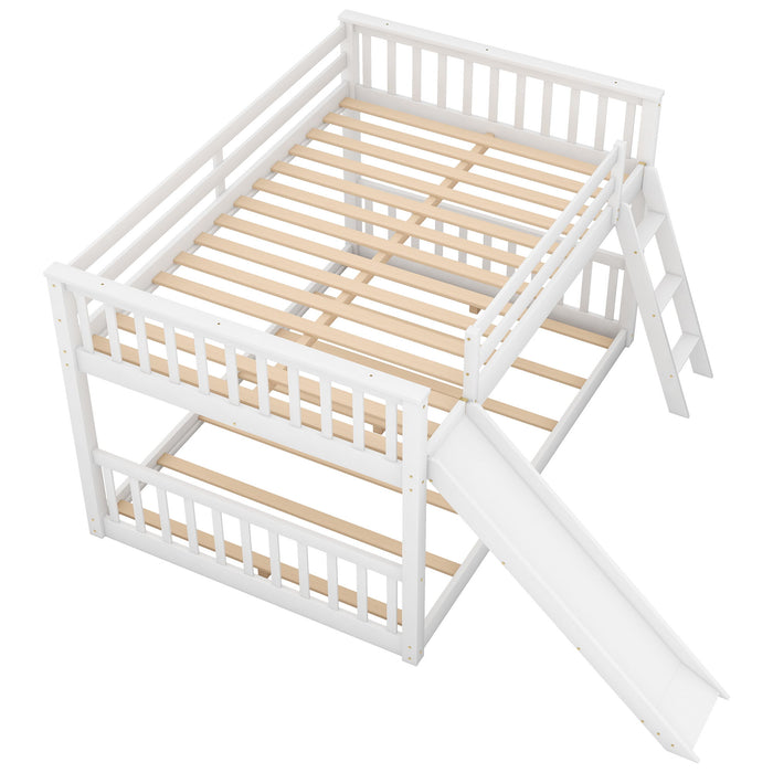 Bunk Bed & Convertible Slide And Ladder