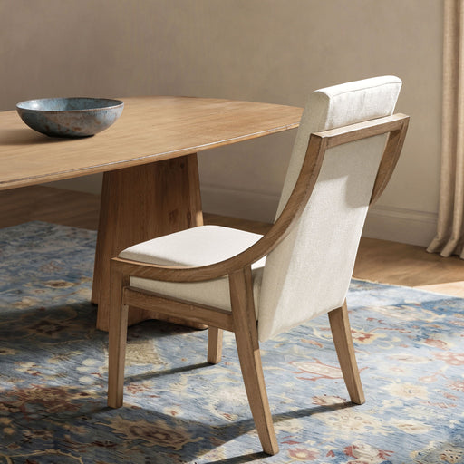Lennox - High Back Upholstered Dining Chair (Set of 2) - Light Beige Jennifer Taylor Home