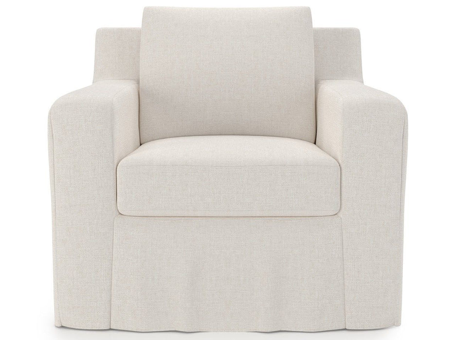 Ryman - Slipcover Swivel Chair, Special Order - White Universal Furniture