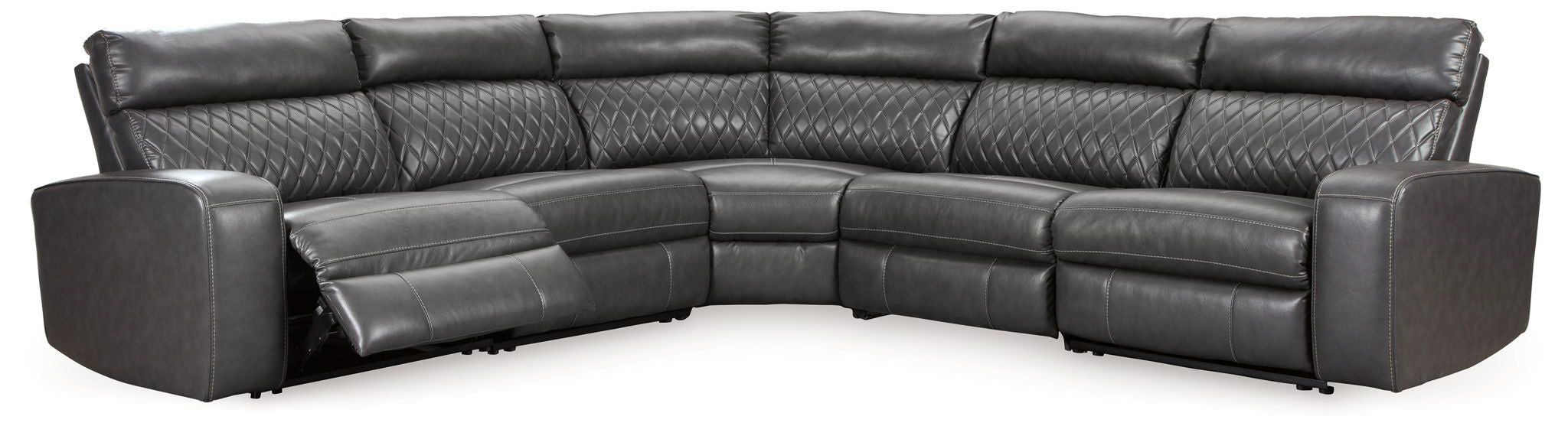 Samperstone - Power Reclining Sectional Signature Design by Ashley®