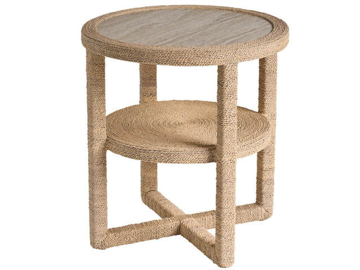 Oasis - Abaca Side Table - Beige Universal Furniture