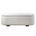 Sandro - Bench With Storage - Beige Boucle & Walnut ACME