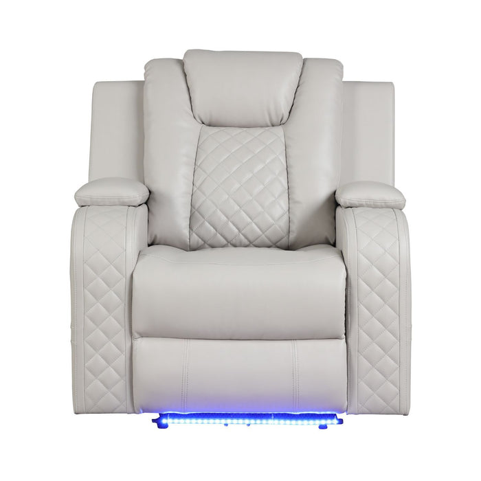 Benz - LED & Power Recliner Chair With Adjustable Headrest Matrix Furniture Group
