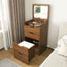 Vanity Desk With Lighted Mirror & Stool Home Essentials