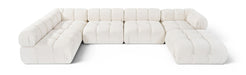 Orin - 6 Piece Modular Sectional (3 Modular Chairs, 2 Corner Chairs & Ottoman) Meridian Furniture