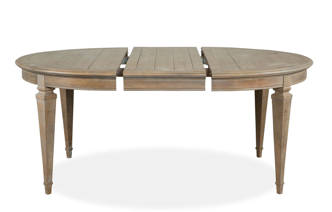 Lancaster - Round Dining Table - Dovetail Gray Magnussen Furniture