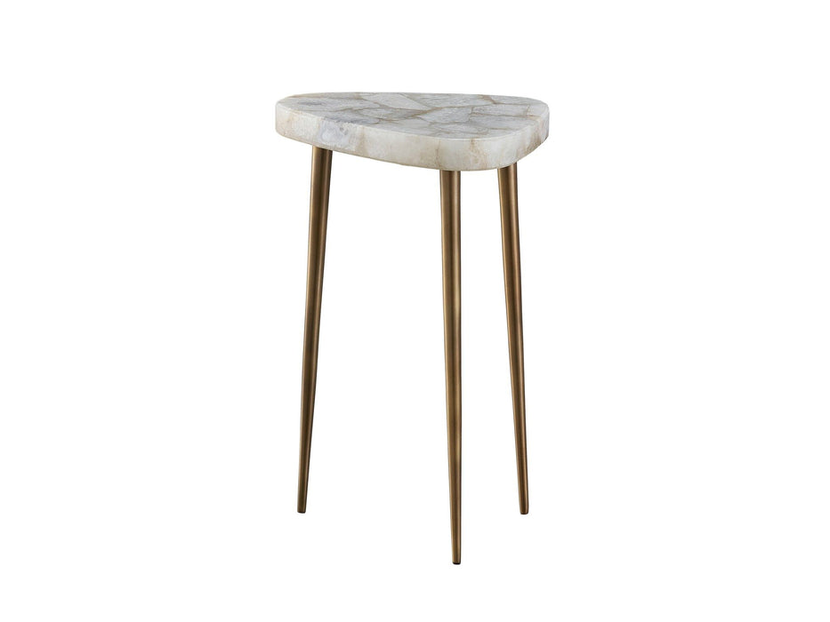 Erinn V x Universal - Fino Tall Side Table - White