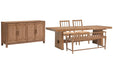 Lindon - Trestle Dining Table Set Magnussen Furniture