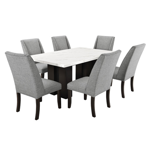 Faust - Adjustable Table / Base & Top - White New Classic