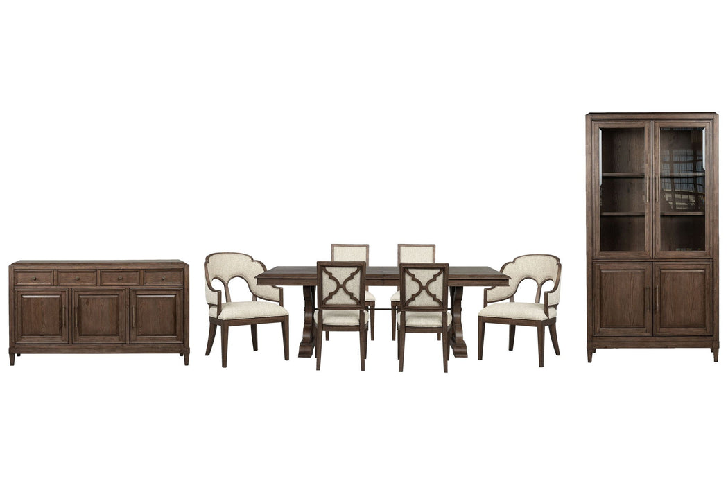 Jubilee - Extendable Trestle Dining Table Set Magnussen Furniture
