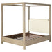 Flores - Eastern King Canopy Bed - Mango Color Furniture Max