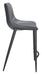 Magnus - Counter Chair (Set of 2) - Dark Gray / Black Zuo Modern