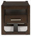 Breckington - Square End Table - Dark Brown Signature Design by Ashley®