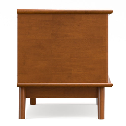 Draper - Flip Down Storage Bench - Teak Simpli-Home