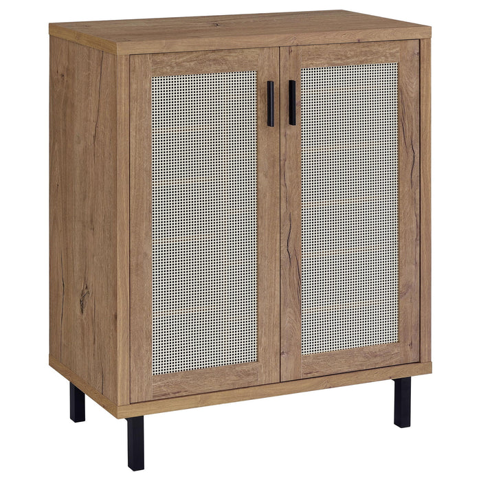 Stagg - 2 Door Shoe Storage Cabinet - Natural Furniture Max