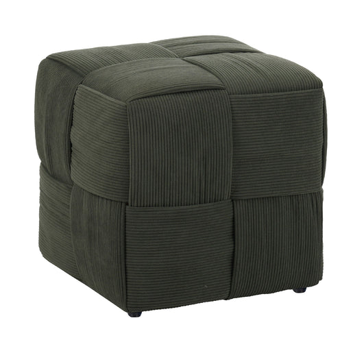 Modern Ottoman Foot Rest With Woven Design Home Essentials