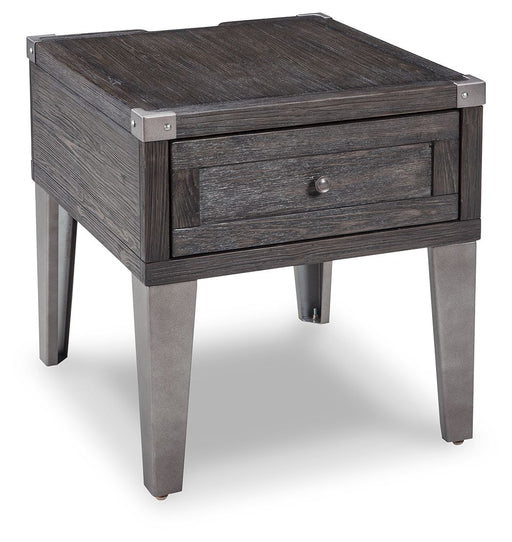Todoe - Rectangular End Table - Dark Gray Signature Design by Ashley®