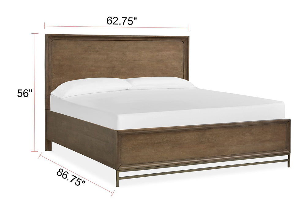 Lindon - Complete Panel Bed - Belgian Wheat Magnussen Furniture